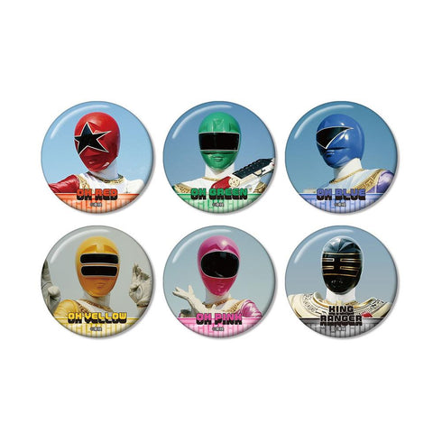 "Super Power Squadron O-Ranger" Trading Pin Badges (Sold by the box)