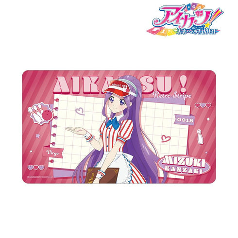 『アイカツ! 10th STORY ~未来へのSTARWAY~』描き下ろし 神崎美月 レトロストライプver. マルチデスクマット