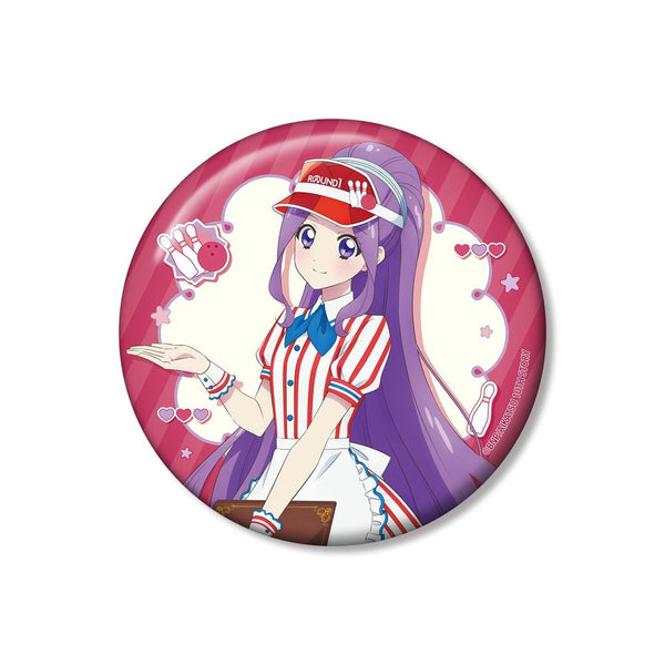 『アイカツ! 10th STORY ~未来へのSTARWAY~』描き下ろし 神崎美月 レトロストライプver. 100mm缶バッジ