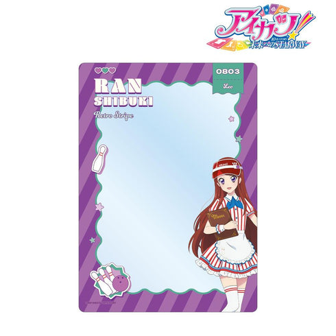 『アイカツ! 10th STORY ~未来へのSTARWAY~』描き下ろし 紫吹 蘭 レトロストライプver. A5硬質ケース