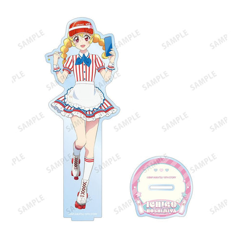 『アイカツ! 10th STORY ~未来へのSTARWAY~』描き下ろし 星宮いちご レトロストライプver. BIGアクリルスタンド