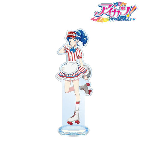 『アイカツ! 10th STORY ~未来へのSTARWAY~』描き下ろし 霧矢あおい レトロストライプver. BIGアクリルスタンド