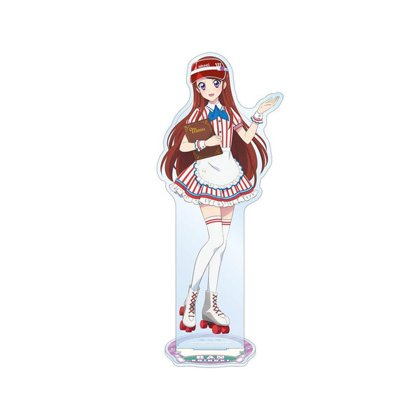 『アイカツ! 10th STORY ~未来へのSTARWAY~』描き下ろし 紫吹 蘭 レトロストライプver. BIGアクリルスタンド