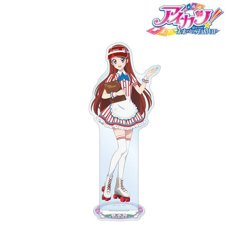 『アイカツ! 10th STORY ~未来へのSTARWAY~』描き下ろし 紫吹 蘭 レトロストライプver. BIGアクリルスタンド