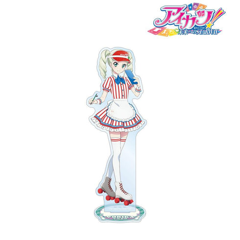 『アイカツ! 10th STORY ~未来へのSTARWAY~』描き下ろし 藤堂ユリカ レトロストライプver. BIGアクリルスタンド