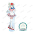 『アイカツ! 10th STORY ~未来へのSTARWAY~』描き下ろし 藤堂ユリカ レトロストライプver. BIGアクリルスタンド