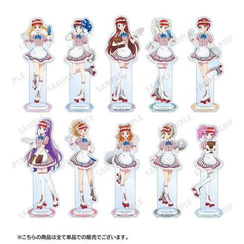 『アイカツ! 10th STORY ~未来へのSTARWAY~』描き下ろし 藤堂ユリカ レトロストライプver. BIGアクリルスタンド