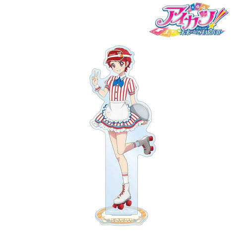 『アイカツ! 10th STORY ~未来へのSTARWAY~』描き下ろし 一ノ瀬かえで レトロストライプver. BIGアクリルスタンド