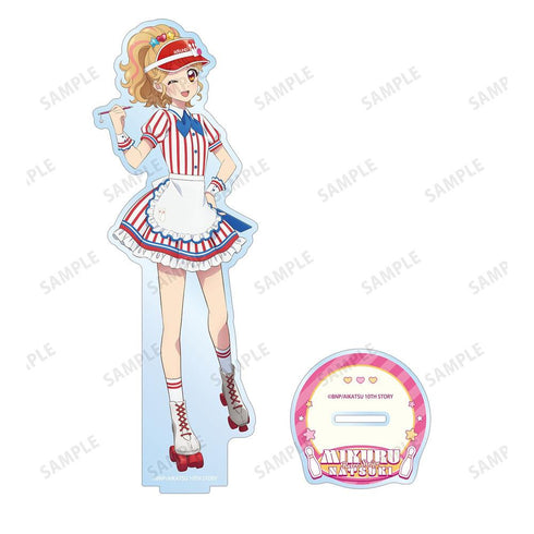 『アイカツ! 10th STORY ~未来へのSTARWAY~』描き下ろし 夏樹みくる レトロストライプver. BIGアクリルスタンド