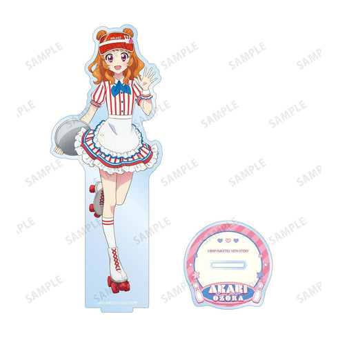 『アイカツ! 10th STORY ~未来へのSTARWAY~』描き下ろし 大空あかり レトロストライプver. BIGアクリルスタンド