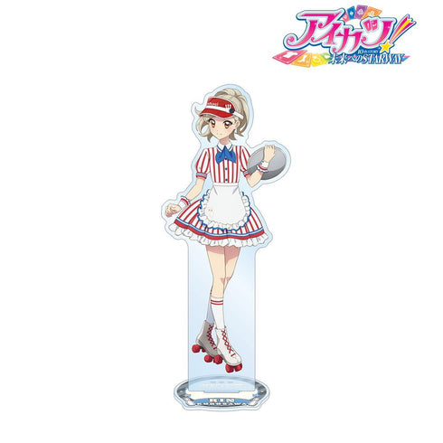 『アイカツ! 10th STORY ~未来へのSTARWAY~』描き下ろし 黒沢 凛 レトロストライプver. BIGアクリルスタンド