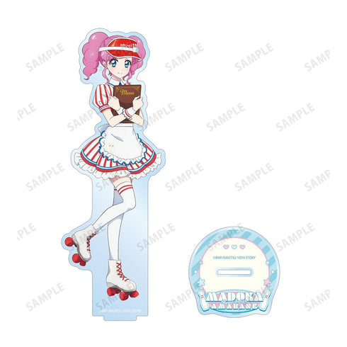 『アイカツ! 10th STORY ~未来へのSTARWAY~』描き下ろし 天羽まどか レトロストライプver. BIGアクリルスタンド