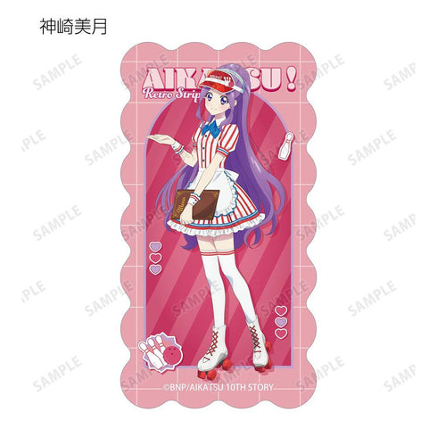 『アイカツ! 10th STORY ~未来へのSTARWAY~』描き下ろし レトロストライプver. トレーディングダイカットステッカー(単位/BOX)