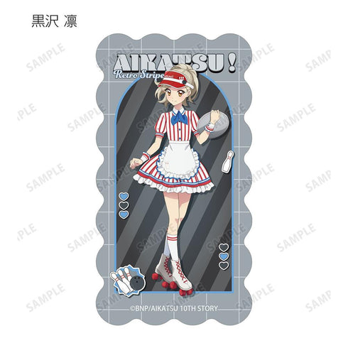 『アイカツ! 10th STORY ~未来へのSTARWAY~』描き下ろし レトロストライプver. トレーディングダイカットステッカー(単位/BOX)