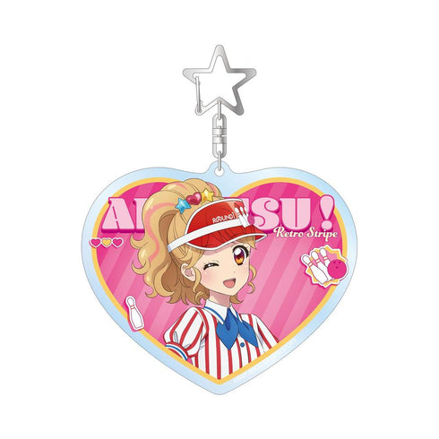 『アイカツ! 10th STORY ~未来へのSTARWAY~』描き下ろし 夏樹みくる レトロストライプver. BIGアクリルキーホルダー