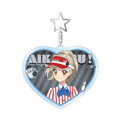 『アイカツ! 10th STORY ~未来へのSTARWAY~』描き下ろし 黒沢 凛 レトロストライプver. BIGアクリルキーホルダー