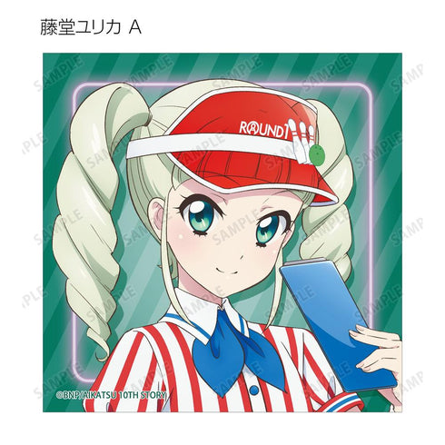 『アイカツ! 10th STORY ~未来へのSTARWAY~』描き下ろし レトロストライプver. トレーディング正方形ブロマイド(単位/BOX)