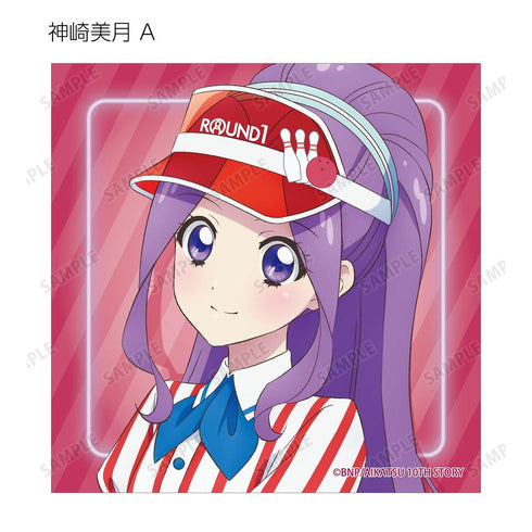 『アイカツ! 10th STORY ~未来へのSTARWAY~』描き下ろし レトロストライプver. トレーディング正方形ブロマイド(単位/BOX)