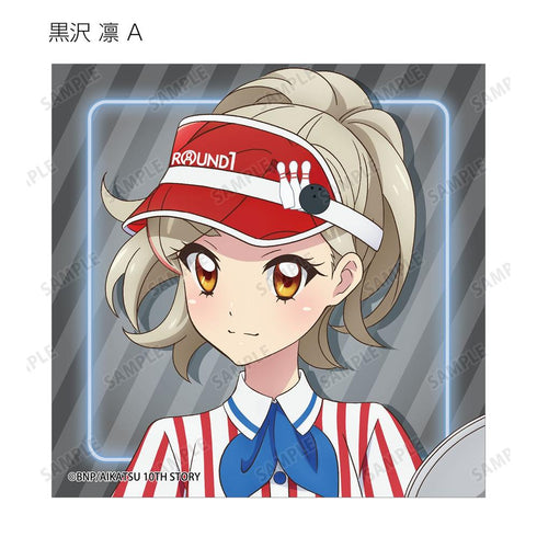 『アイカツ! 10th STORY ~未来へのSTARWAY~』描き下ろし レトロストライプver. トレーディング正方形ブロマイド(単位/BOX)
