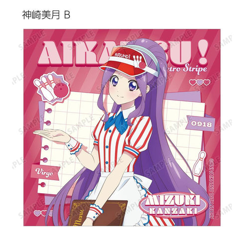 『アイカツ! 10th STORY ~未来へのSTARWAY~』描き下ろし レトロストライプver. トレーディング正方形ブロマイド(単位/BOX)