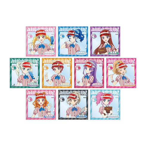 『アイカツ! 10th STORY ~未来へのSTARWAY~』描き下ろし レトロストライプver. トレーディングアクリルフォト(単位/BOX)