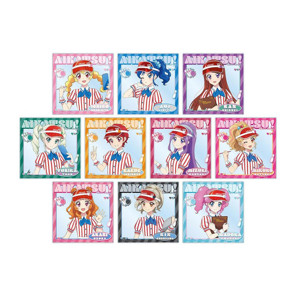 『アイカツ! 10th STORY ~未来へのSTARWAY~』描き下ろし レトロストライプver. トレーディングアクリルフォト(単位/BOX)