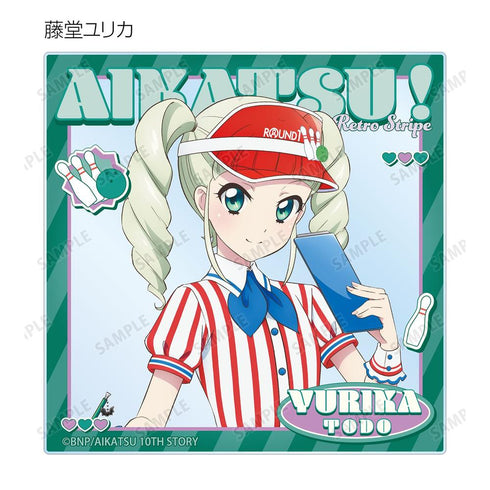 『アイカツ! 10th STORY ~未来へのSTARWAY~』描き下ろし レトロストライプver. トレーディングアクリルフォト(単位/BOX)