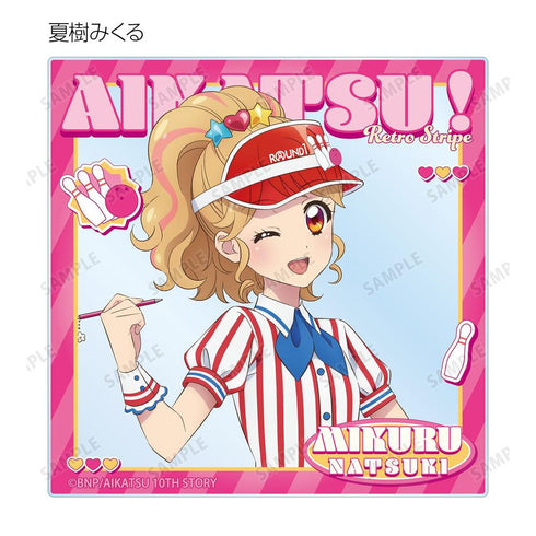 『アイカツ! 10th STORY ~未来へのSTARWAY~』描き下ろし レトロストライプver. トレーディングアクリルフォト(単位/BOX)