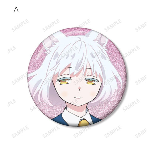 『この本を盗む者は』真白 グリッター缶バッジ3個セット