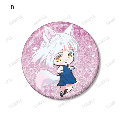 『この本を盗む者は』真白 グリッター缶バッジ3個セット