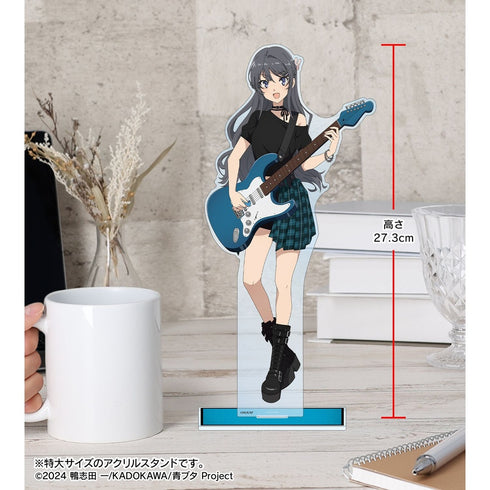 『青春ブタ野郎シリーズ』描き下ろし 桜島麻衣 ギター演奏ver. 特大アクリルスタンド【202610再販】