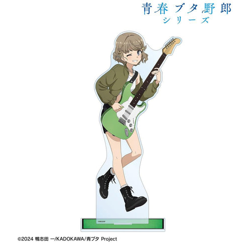《青春豬頭系列》全新繪製 古賀朋繪 吉他演奏版 超大尺寸壓克力立牌