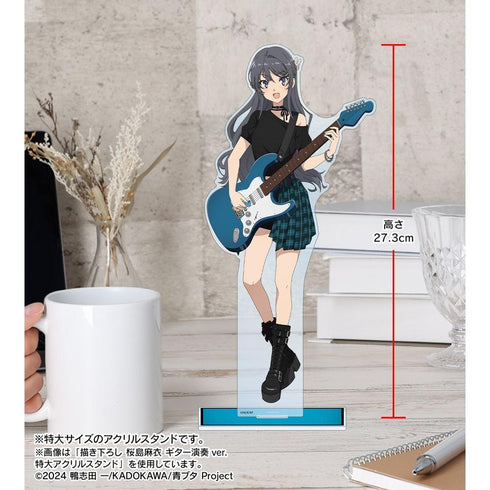 《青春豬頭系列》全新繪製 豐濱乃琪 吉他演奏版 特大亞克力立牌