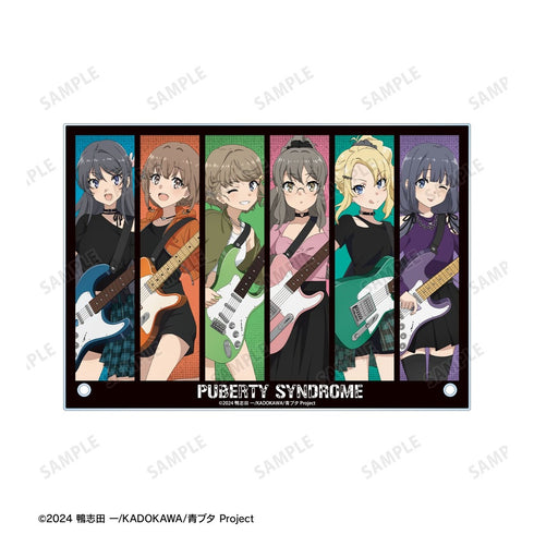 『青春ブタ野郎シリーズ』描き下ろし 集合 ギター演奏ver. A5アクリルパネル【202610再販】