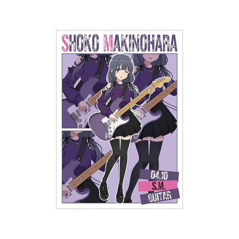 《青春豬頭系列》全新繪製 牧之原翔子 吉他演奏版 A3 霧面加工海報