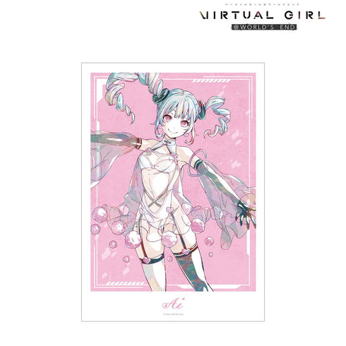 『VIRTUAL GIRL @ WORLD'S END』アイ Ani-Art A3マット加工ポスター
