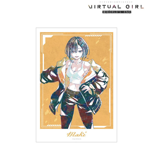 『VIRTUAL GIRL @ WORLD'S END』マキ Ani-Art A3マット加工ポスター