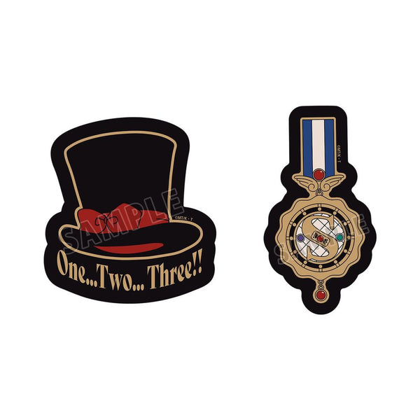 『怪盗セイント・テール』モチーフ柄 ダイカットステッカー2個セット ver.C