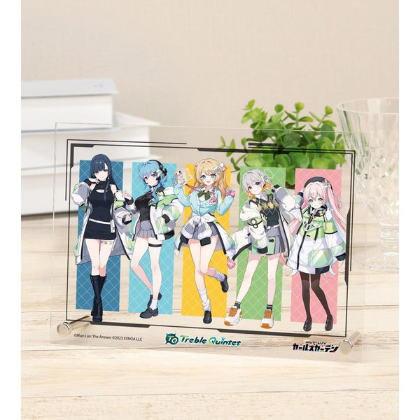 『マブラヴ ガールズガーデン』トレブルクインテット A5アクリルパネル