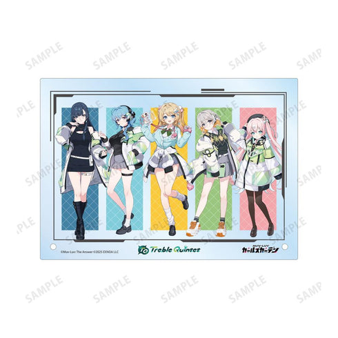 『マブラヴ ガールズガーデン』トレブルクインテット A5アクリルパネル