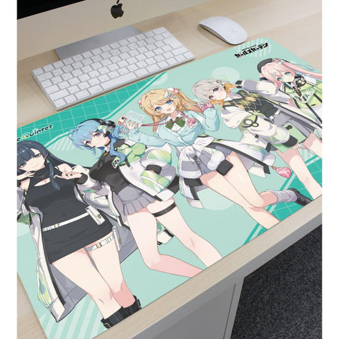 『マブラヴ ガールズガーデン』トレブルクインテット マルチデスクマット
