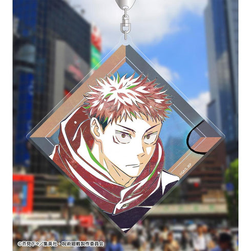 "Jujutsu Kaisen" Anime "Jujutsu Kaisen" 5th Anniversary Ani-Art BIG Acrylic Keychain: Yuji Itadori