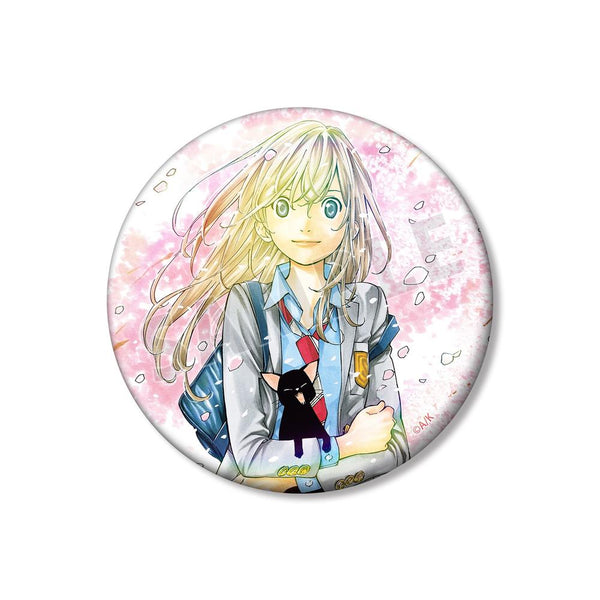 『四月は君の嘘』11巻表紙イラスト 75mmオーロラ缶バッジ