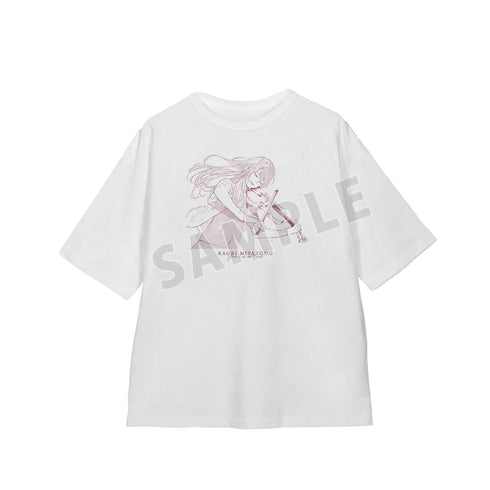 『四月は君の嘘』宮園かをり 漫画コマBIGシルエットTシャツ ver.Bユニセックス