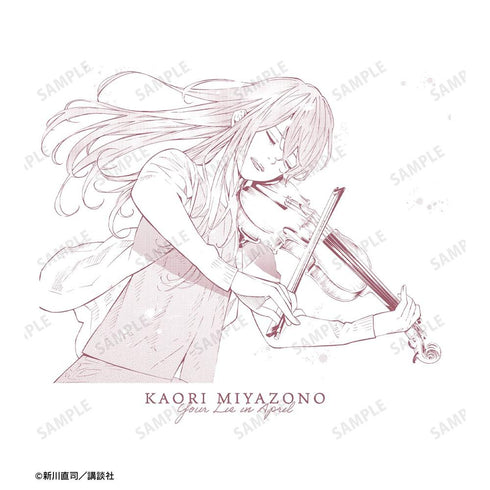 『四月は君の嘘』宮園かをり 漫画コマBIGシルエットTシャツ ver.Bユニセックス