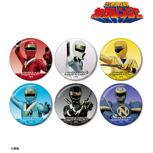 『忍者戦隊カクレンジャー』トレーディング缶バッジ(単位/BOX)