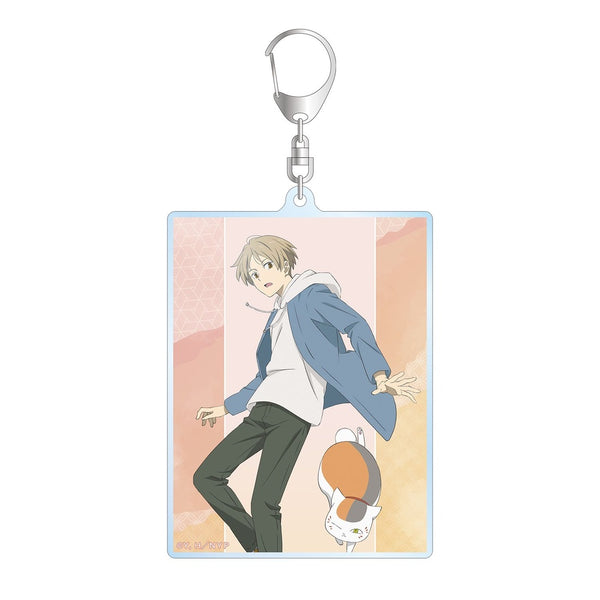 "Natsume's Book of Friends" Original Illustration: Takashi Natsume & Nyanko-sensei (Exorcist Version) BIG Acrylic Keychain