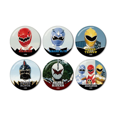 "Bakuryu Sentai Abarenjers" Trading Pin Badges (Sold by the box)