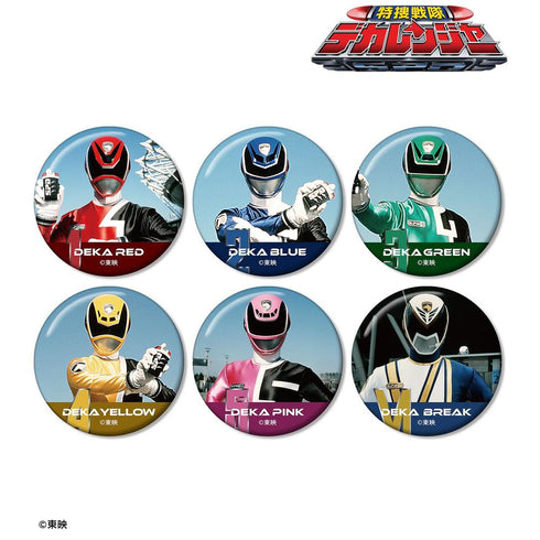 "Special Investigation Squad Dekaranger" Trading Pin Badges (Sold by the box)