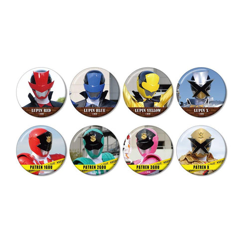 "Kaitou Sentai Lupinranger vs. Keisatsu Sentai Patranger" Trading Pin Badges (Sold by the box)